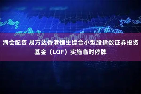 海会配资 易方达香港恒生综合小型股指数证券投资基金（LOF）实施临时停牌