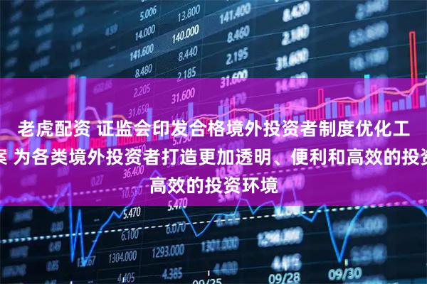 老虎配资 证监会印发合格境外投资者制度优化工作方案 为各类境外投资者打造更加透明、便利和高效的投资环境