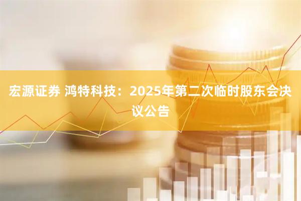 宏源证券 鸿特科技：2025年第二次临时股东会决议公告